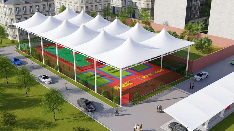 膜结构车棚-工程案例五